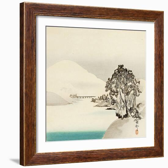 Snow Covered Mountain-Koson Ohara-Framed Giclee Print