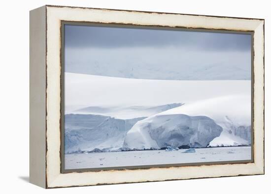 Snow Covered Mountains and Glaciers in Dallmann Bay, Antarctica, Polar Regions-Michael Nolan-Framed Premier Image Canvas