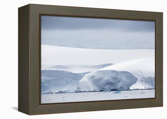 Snow Covered Mountains and Glaciers in Dallmann Bay, Antarctica, Polar Regions-Michael Nolan-Framed Premier Image Canvas