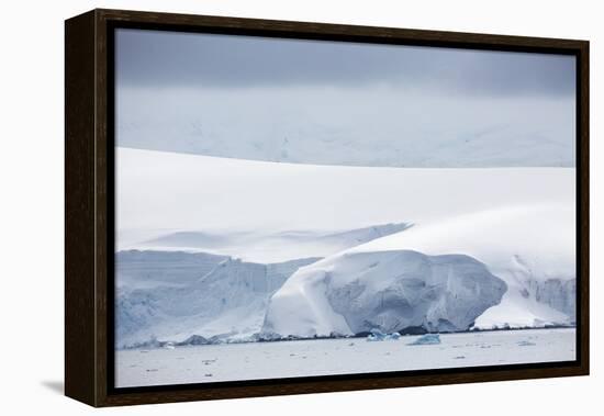 Snow Covered Mountains and Glaciers in Dallmann Bay, Antarctica, Polar Regions-Michael Nolan-Framed Premier Image Canvas