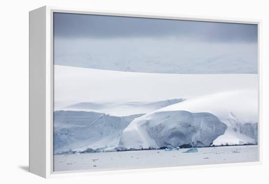 Snow Covered Mountains and Glaciers in Dallmann Bay, Antarctica, Polar Regions-Michael Nolan-Framed Premier Image Canvas