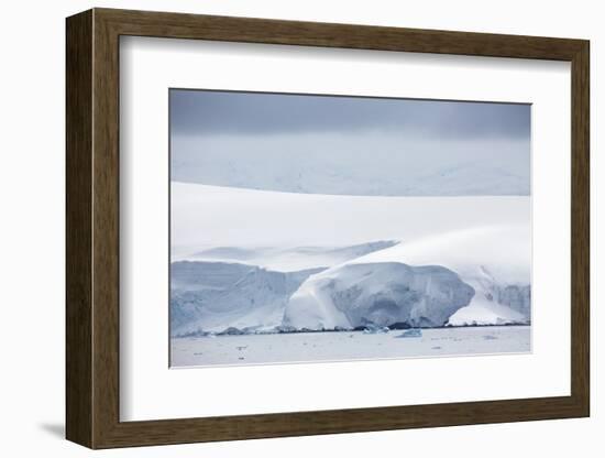 Snow Covered Mountains and Glaciers in Dallmann Bay, Antarctica, Polar Regions-Michael Nolan-Framed Photographic Print