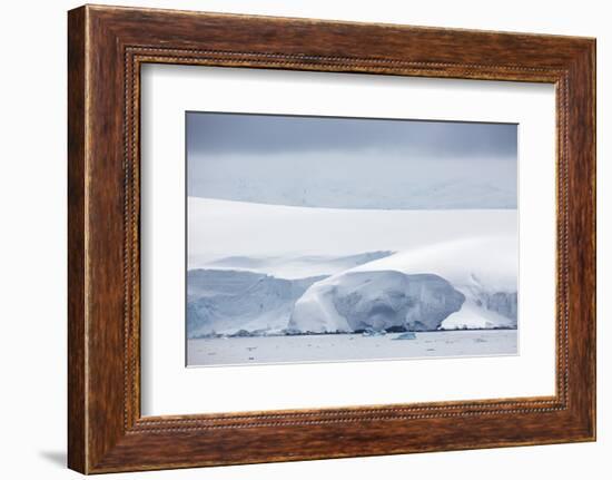 Snow Covered Mountains and Glaciers in Dallmann Bay, Antarctica, Polar Regions-Michael Nolan-Framed Photographic Print