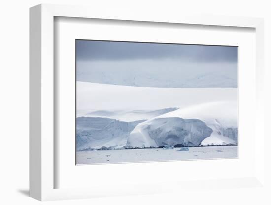 Snow Covered Mountains and Glaciers in Dallmann Bay, Antarctica, Polar Regions-Michael Nolan-Framed Photographic Print