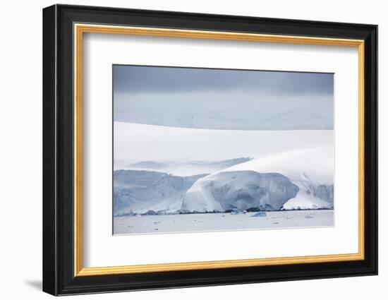 Snow Covered Mountains and Glaciers in Dallmann Bay, Antarctica, Polar Regions-Michael Nolan-Framed Photographic Print