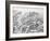 Snow-Covered Mountains Covered with Fog, Ouray County, Colorado, USA, North America-James Hager-Framed Photographic Print