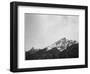 Snow Covered Peak "In [Grand] Teton National Park" Wyoming, Geology, Geological. 1933-1942-Ansel Adams-Framed Art Print