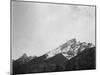 Snow Covered Peak "In [Grand] Teton National Park" Wyoming, Geology, Geological. 1933-1942-Ansel Adams-Mounted Art Print