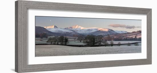 Snow Covered Pen Y Fan in Frost-Stuart Black-Framed Photographic Print