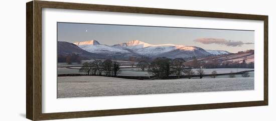 Snow Covered Pen Y Fan in Frost-Stuart Black-Framed Photographic Print