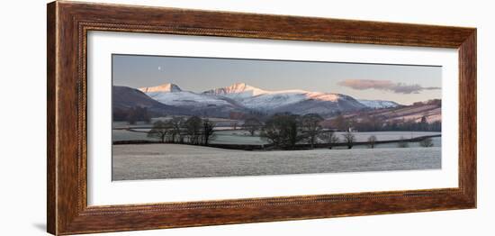 Snow Covered Pen Y Fan in Frost-Stuart Black-Framed Photographic Print