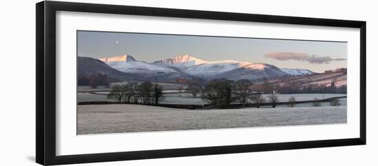 Snow Covered Pen Y Fan in Frost-Stuart Black-Framed Photographic Print