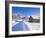 Snow Covered Road, Barn and Chalets in Norwegian Village of Laukslett, Troms, North Norway, Scandin-Neale Clark-Framed Photographic Print