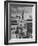 Snow-Covered Winter-Resort Village St. Moritz. Evangelical Church in Background-Alfred Eisenstaedt-Framed Photographic Print