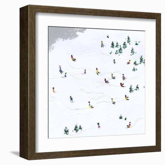 Snow Day - Slide-Kristine Hegre-Framed Giclee Print