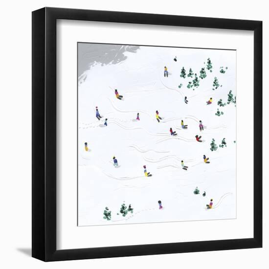 Snow Day - Slide-Kristine Hegre-Framed Giclee Print