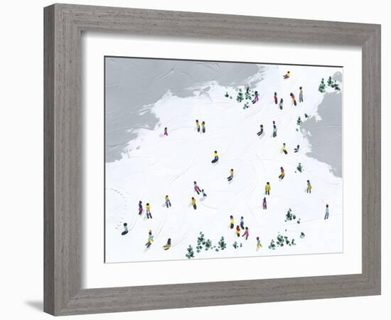 Snow Day - Slopes-Kristine Hegre-Framed Giclee Print