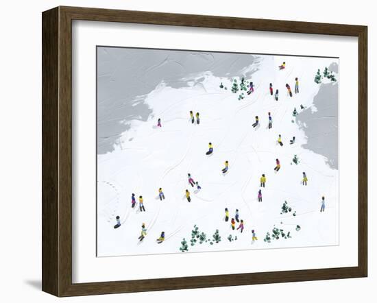 Snow Day - Slopes-Kristine Hegre-Framed Giclee Print