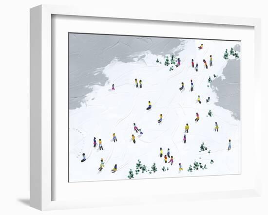 Snow Day - Slopes-Kristine Hegre-Framed Giclee Print