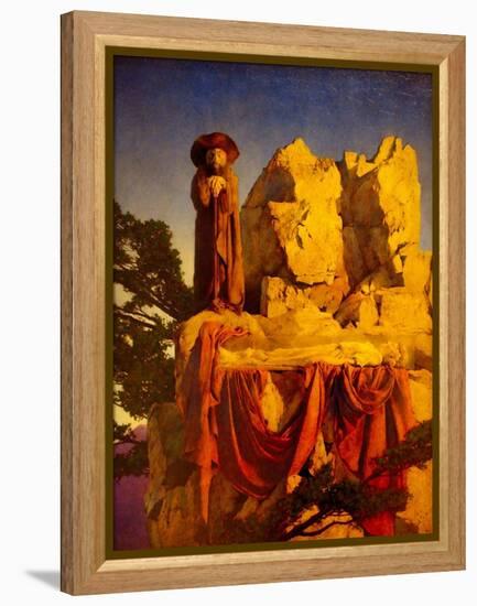 Snow Drop-Maxfield Parrish-Framed Stretched Canvas