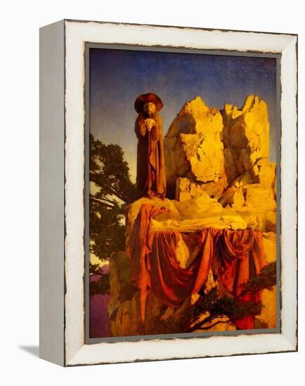 Snow Drop-Maxfield Parrish-Framed Stretched Canvas