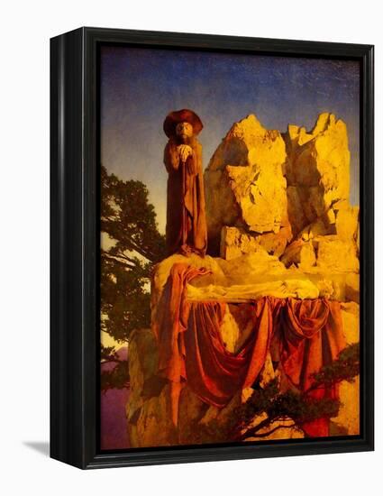 Snow Drop-Maxfield Parrish-Framed Stretched Canvas