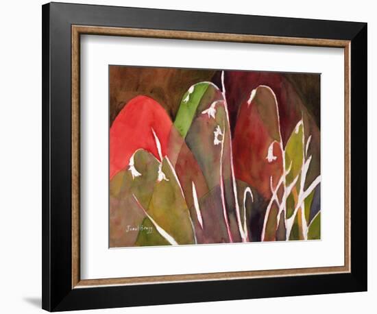 Snow Drops at the Gentry House, C.2018 (Watercolor and Casein on Paper)-Janel Bragg-Framed Giclee Print