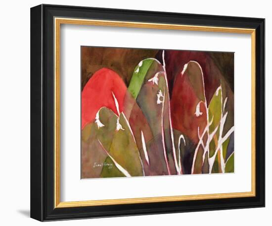 Snow Drops at the Gentry House, C.2018 (Watercolor and Casein on Paper)-Janel Bragg-Framed Giclee Print