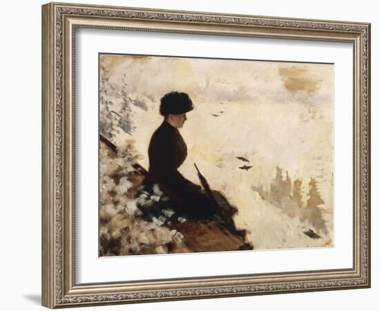 Snow Effect, 1880-Giuseppe De Nittis-Framed Giclee Print