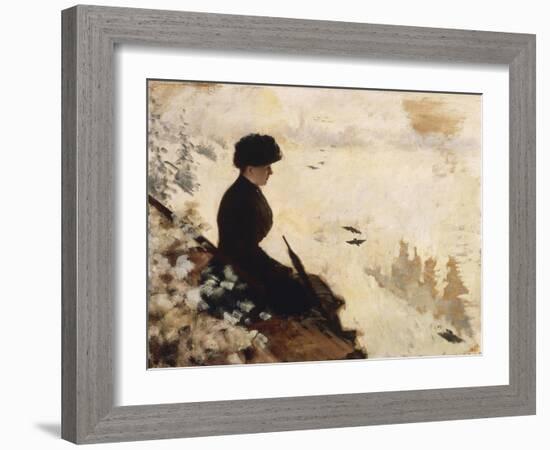 Snow Effect, 1880-Giuseppe De Nittis-Framed Giclee Print