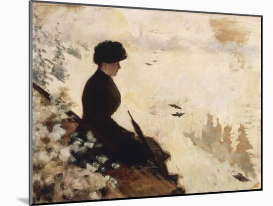 Snow Effect, 1880-Giuseppe De Nittis-Mounted Giclee Print
