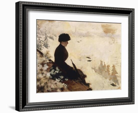 Snow Effect, 1880-Giuseppe De Nittis-Framed Giclee Print