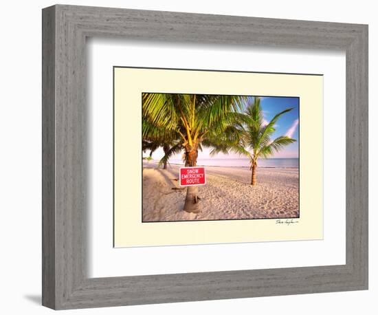 Snow Emergency Route-Steve Vaughn-Framed Photographic Print