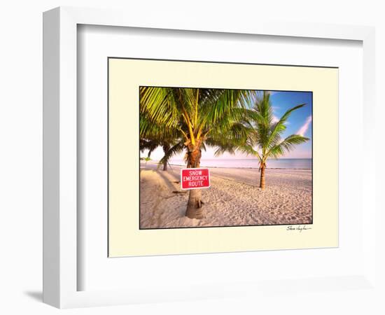 Snow Emergency Route-Steve Vaughn-Framed Photographic Print