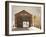 Snow Falling on the West Cornwall Covered Bridge over the Housatonic River, Connecticut, Usa-Jerry & Marcy Monkman-Framed Photographic Print
