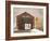 Snow Falling on the West Cornwall Covered Bridge over the Housatonic River, Connecticut, Usa-Jerry & Marcy Monkman-Framed Photographic Print