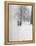 Snow Falling While People Take a Stroll Across Campus of Winchester College-Cornell Capa-Framed Premier Image Canvas