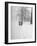 Snow Falling While People Take a Stroll Across Campus of Winchester College-Cornell Capa-Framed Photographic Print