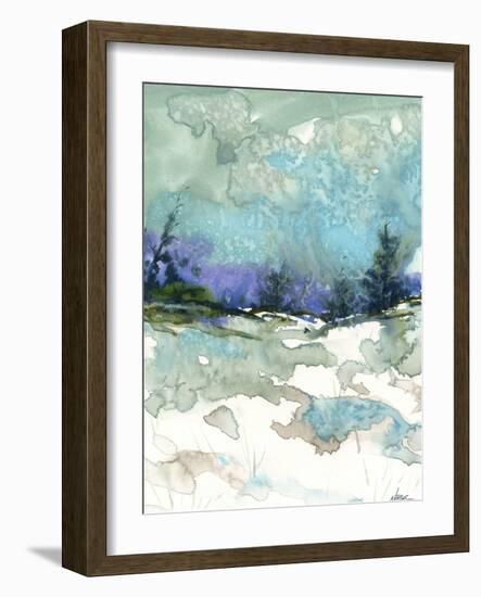 Snow Fields-null-Framed Giclee Print