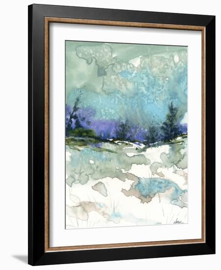 Snow Fields-null-Framed Giclee Print