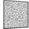 Snow Flake Crystals Coloring Art-null-Mounted Coloring Poster
