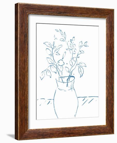 Snow Flowers II-null-Framed Art Print