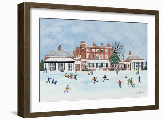 Snow Fun, 1991-Judy Joel-Framed Giclee Print