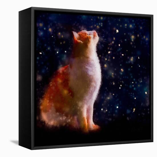 Snow Gazing, 2019,-Helen White-Framed Premier Image Canvas