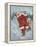 Snow Golfing Santa-Hal Frenck-Framed Premier Image Canvas