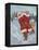 Snow Golfing Santa-Hal Frenck-Framed Premier Image Canvas