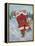 Snow Golfing Santa-Hal Frenck-Framed Premier Image Canvas