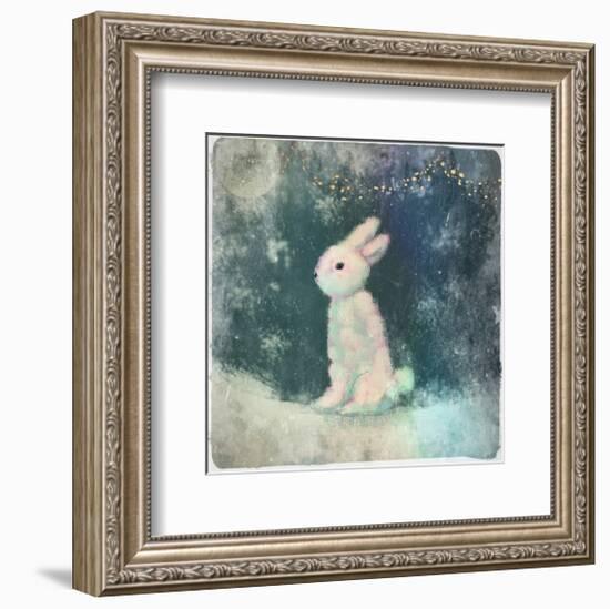 Snow Hare-Claire Westwood-Framed Premium Giclee Print