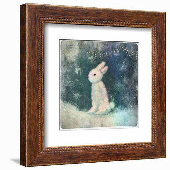 Snow Hare-Claire Westwood-Framed Premium Giclee Print