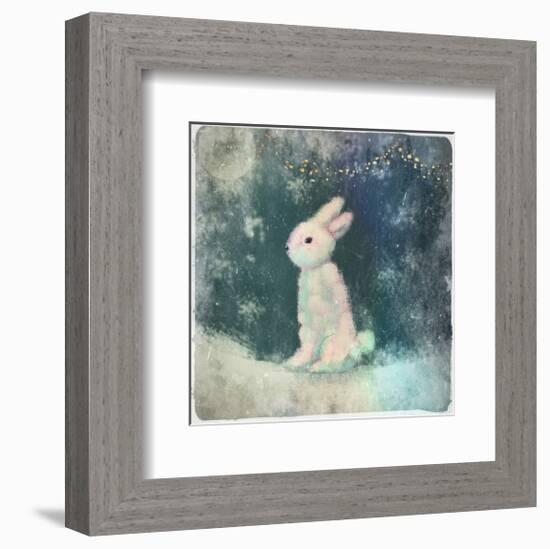 Snow Hare-Claire Westwood-Framed Premium Giclee Print